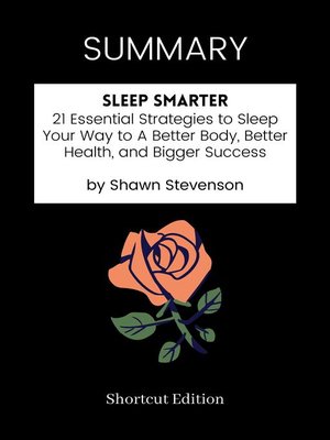 cover image of SUMMARY--Sleep Smarter